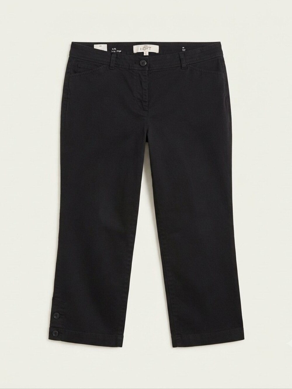 Ann Taylor Loft black crop pants sz 12
